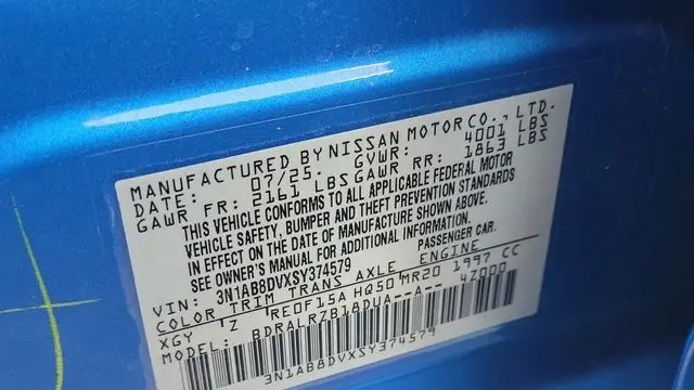 2025 Nissan Sentra SR