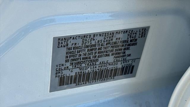 2026 Nissan Sentra SV