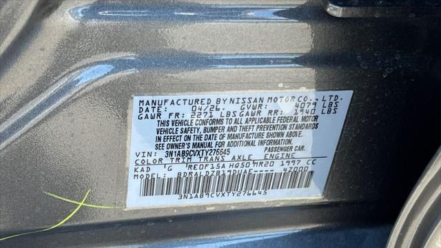 2026 Nissan Sentra SV