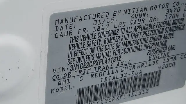2015 Nissan Versa Note S