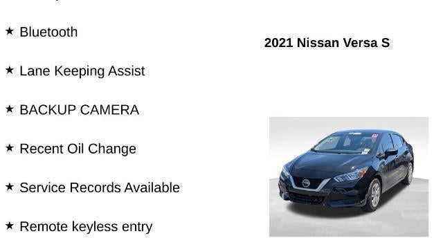 2021 Nissan Versa S