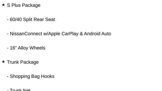 2024 Nissan Versa S