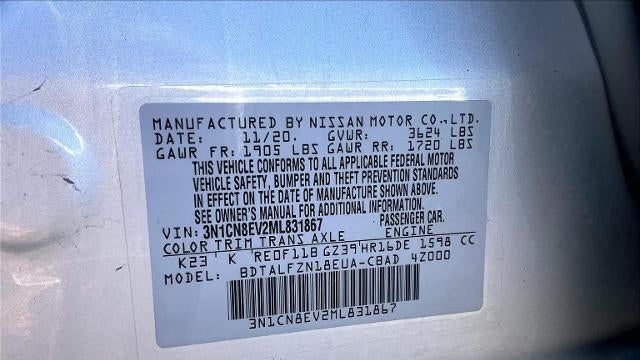2021 Nissan Versa SV