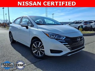 2024 Nissan Versa with Aspen White Tricoat Exterior