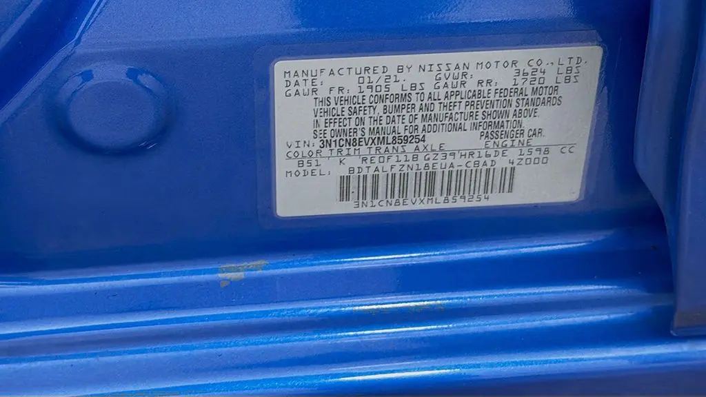 2021 Nissan Versa SV