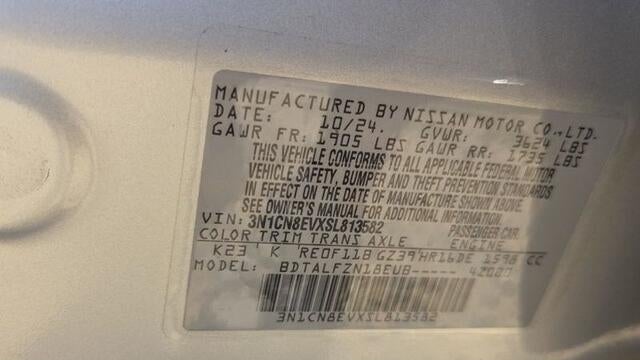 2025 Nissan Versa SV