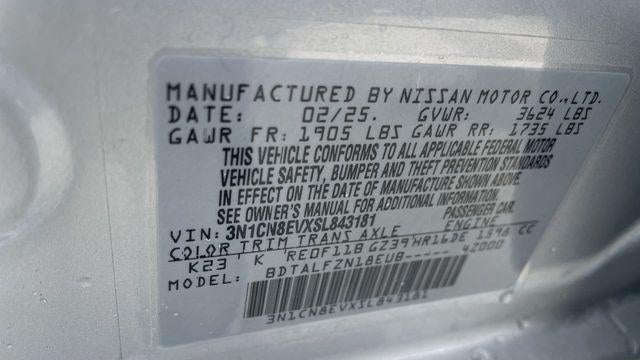 2025 Nissan Versa SV