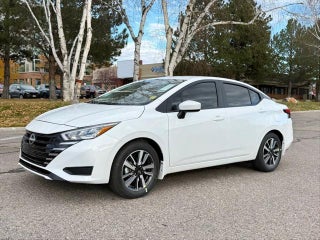 2025 Nissan Versa with Aspen White Tricoat Exterior