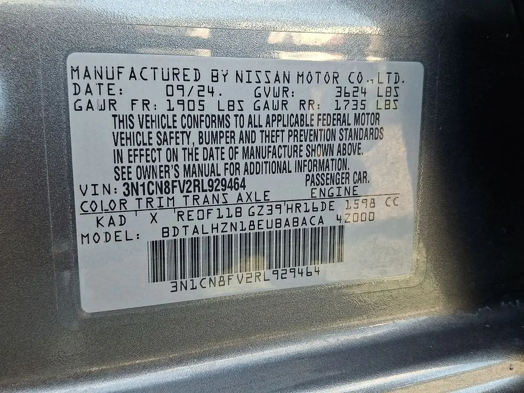 2024 Nissan Versa - $16,200