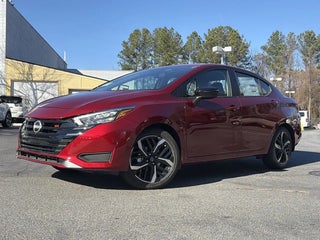 2025 Nissan Versa with Scarlet Ember Tintcoat Exterior