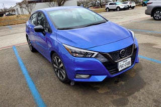 2020 Nissan Versa with Electric Blue Metallic Exterior