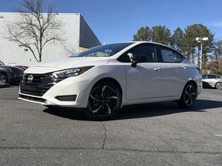 2025 Nissan Versa with Aspen White Tricoat Exterior