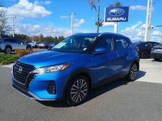 2023 Nissan Kicks with Electric Blue Metallic Exterior