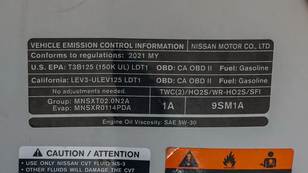 2021 Nissan NV200 S