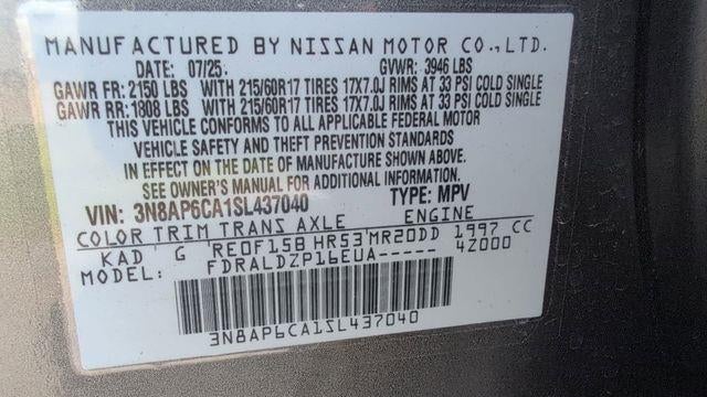 2025 Nissan Kicks SV