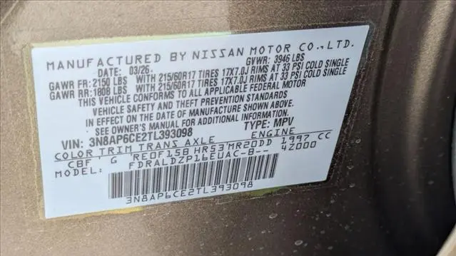 2026 Nissan Kicks SV