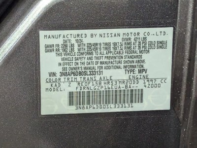 2025 Nissan Kicks AWD SR 4DR Crossover