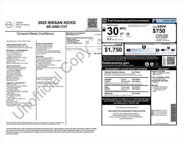 2025 Nissan Kicks - $25,031