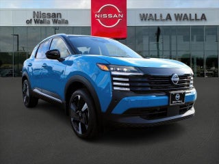2026 Nissan Kicks with Arctic Ice Blue Metallic/Super Black Exterior