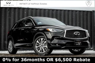 2025 INFINITI QX50 with Black Obsidian Exterior