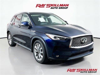 2021 INFINITI QX50 with Hermosa Blue Exterior
