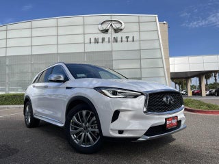 2025 INFINITI QX50 with Lunar White Exterior