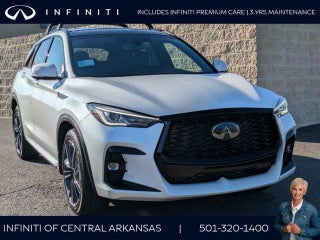 2025 INFINITI QX50 with Radiant White Exterior