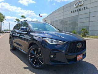 2025 INFINITI QX50 with Hermosa Blue Exterior
