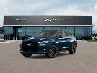 2025 INFINITI QX50 with Hermosa Blue Exterior