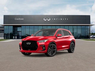 2025 INFINITI QX50 with Dynamic Sunstone Red Exterior