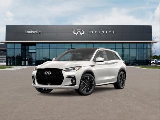 2025 INFINITI QX50 with Radiant White Exterior