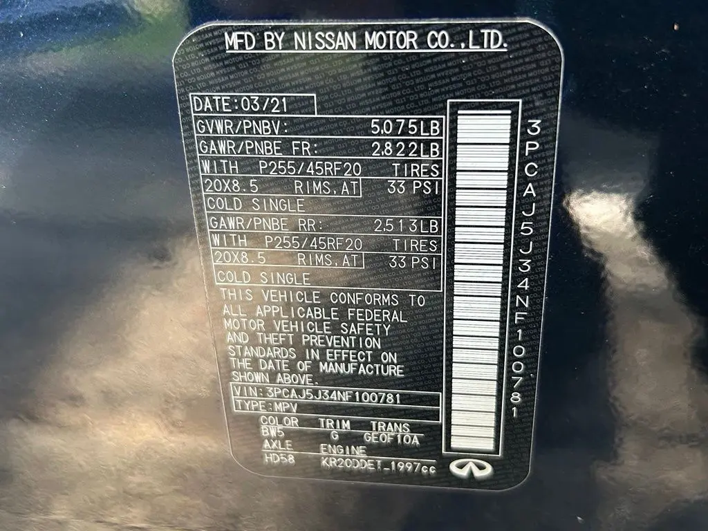 2022 INFINITI Qx55 - $23,996