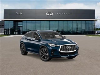 2025 INFINITI QX55 with Hermosa Blue Exterior