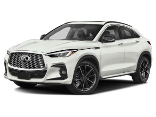 2025 INFINITI QX55 with Radiant White Exterior