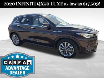 Photo of a 2020 Infiniti QX50 AWD Luxe 4DR Crossover for sale