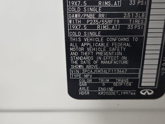 2020 INFINITI QX50 - $20,732