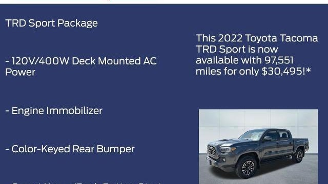 2022 Toyota Tacoma TRD Off-Road