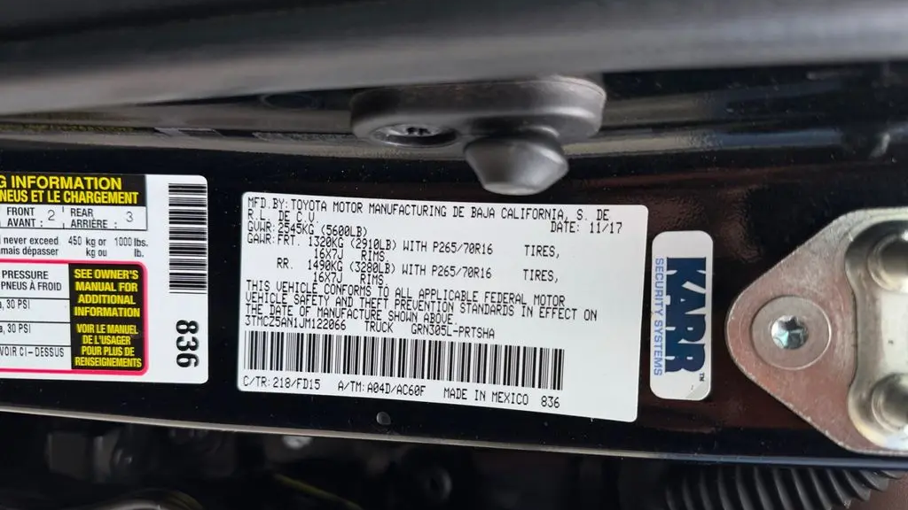 2018 Toyota Tacoma TRD Pro