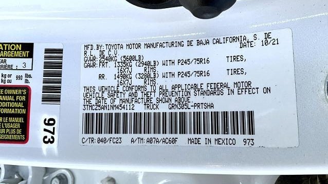2022 Toyota Tacoma TRD Pro