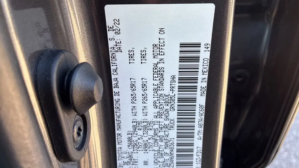 2022 Toyota Tacoma TRD Sport