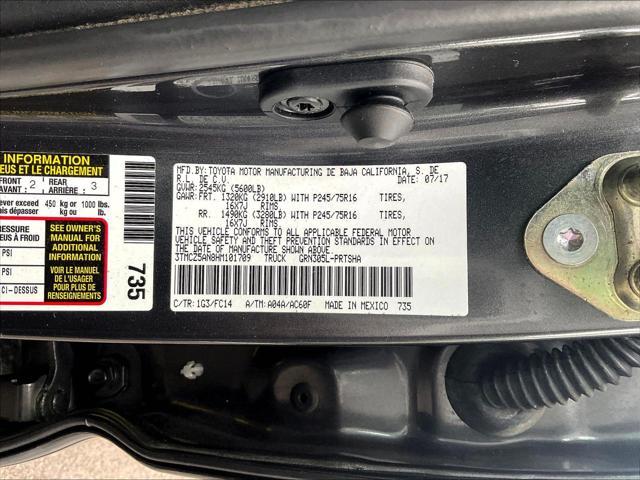 2017 Toyota Tacoma - $20,920