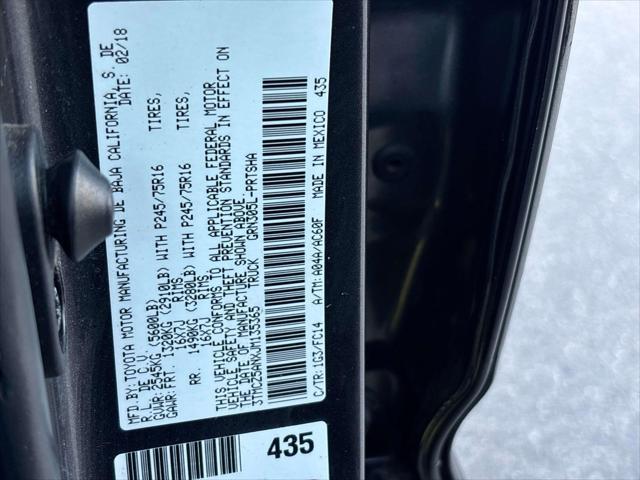 2018 Toyota Tacoma - $18,900