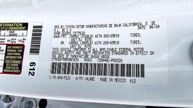 2024 Toyota Tacoma SR5
