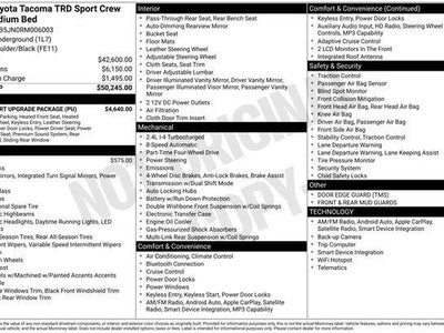 2024 Toyota Tacoma 4X4 TRD Sport 4DR Double Cab 5.0 FT SB 8A