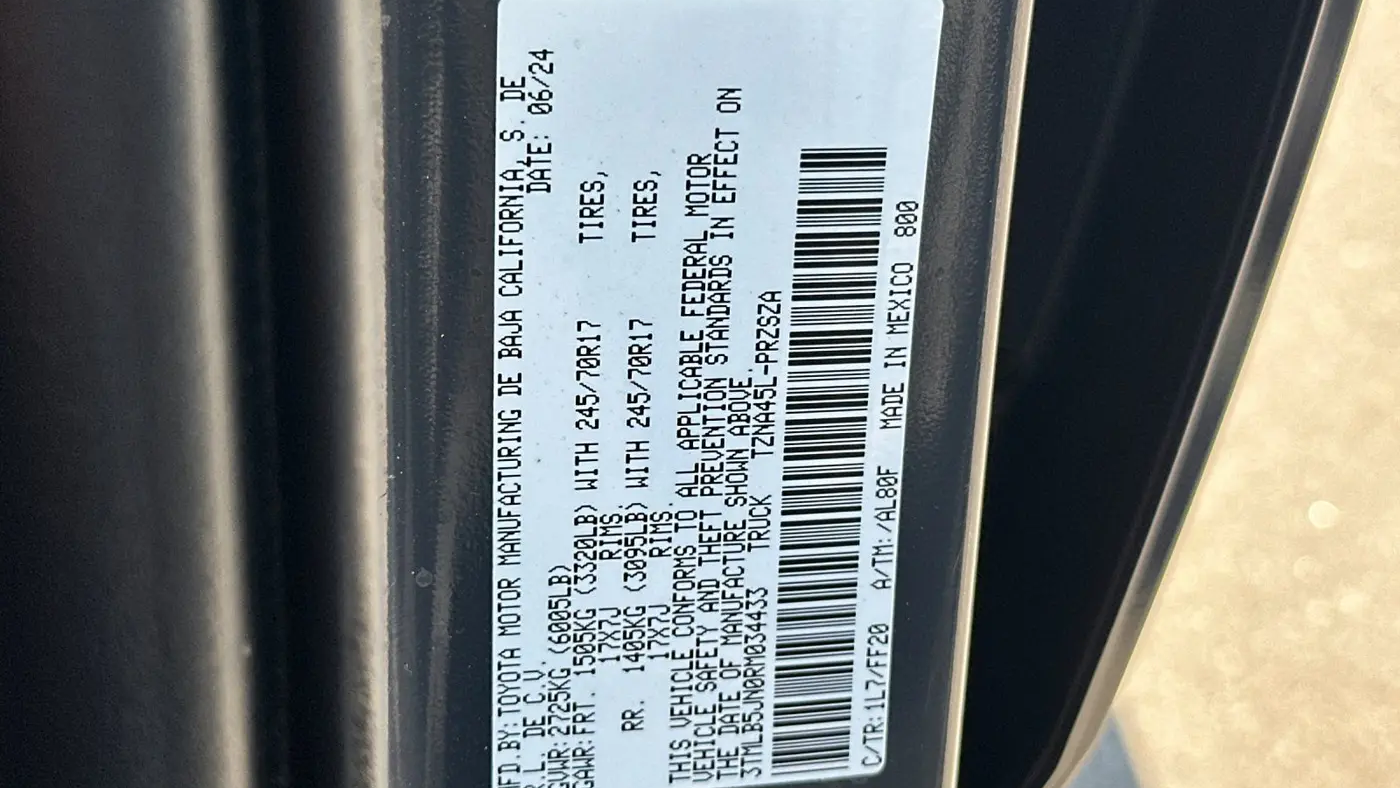 2024 Toyota Tacoma TRD Sport