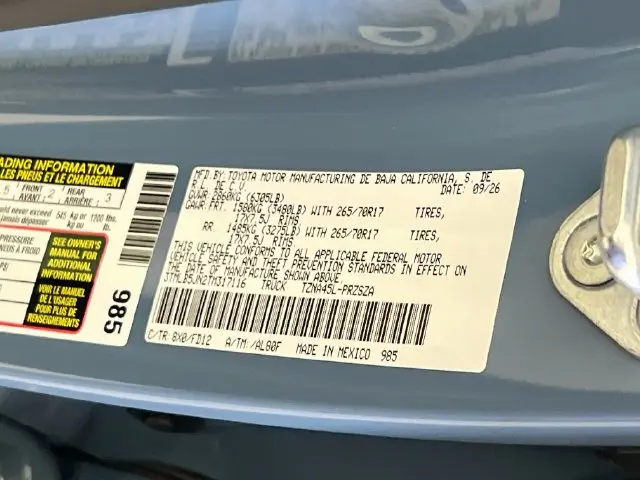 2026 Toyota Tacoma - $49,800