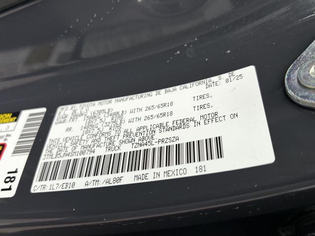 2025 Toyota Tacoma - $44,736