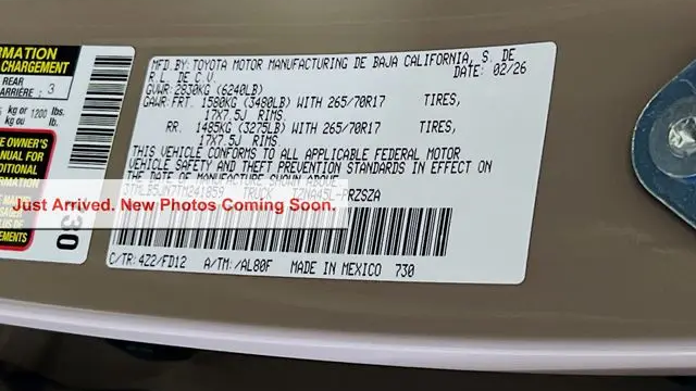 2026 Toyota Tacoma TRD Sport