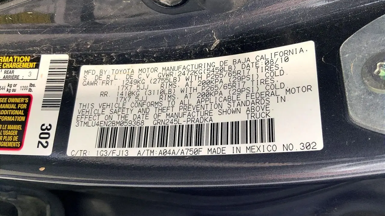 2011 Toyota Tacoma V6
