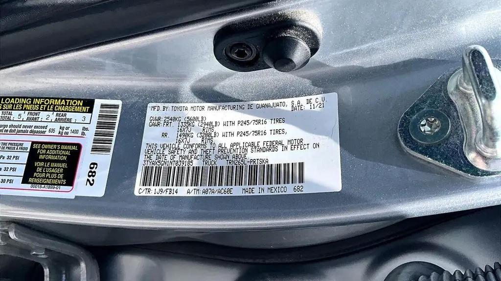 2022 Toyota Tacoma SR